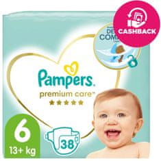 Pampers Premium Care Pleny jednorázové 6 (13 kg+) 38 ks