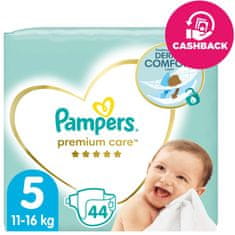 Pampers Premium Care Pleny jednorázové 5 (11-16 kg) 44 ks