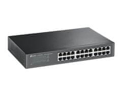 TP-Link TL-SG1024D 24-Port Gigabit Switch, 24 Gigabit RJ45 Ports, 1U 13-inch Rack-mountable Steel Case