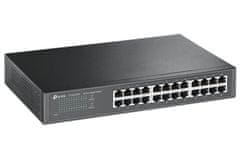 TP-Link TL-SG1024D 24-Port Gigabit Switch, 24 Gigabit RJ45 Ports, 1U 13-inch Rack-mountable Steel Case