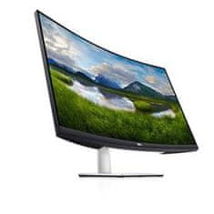 DELL 32 Curved 4K UHD Monitor - S3221QSA - 31,5"/VA/4K UHD/60Hz/8ms/Blck-Slvr/3R