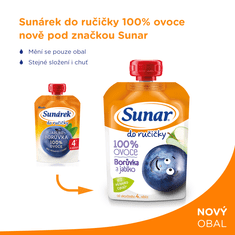 Sunar Kapsička Do ručičky borůvka, jablko 100 g