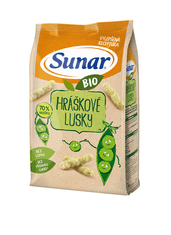 Sunar BIO Křupky Hráškové lusky 45 g