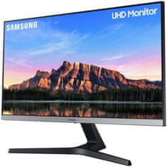 Samsung U28R550/ 28"/ 3840x2160/ IPS/ 4ms/ 300 cd/m2/ DP/ HMDI/ VESA/ černošedý