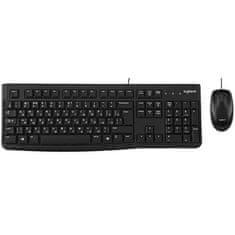 Logitech Sada klávesnice s myší Desktop MK120, RU layout - černá