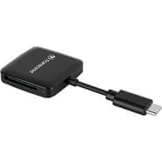 Transcend Čtečka paměťových karet RDC3 USB-C/ SDHC, SDXC (UHS-I), microSDHC, microSDXC (UHS-I) - černá