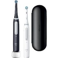 Oral-B Elektrický zubní kartáček iO Series 4 Matt Black + Quite White Duo Pack 2 ks