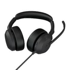 Jabra Evolve2 50/Stereo/ANC/USB/Drát/BT/Bezdrát/MS/Černá