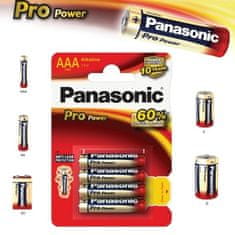 Panasonic Alkalická baterie AAA Pro Power LR03 4ks