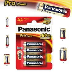 Panasonic Alkalická baterie AA Pro Power LR6 4ks