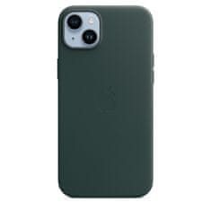 Apple iPhone 14+ Leather Case with MagSafe- Forest Green