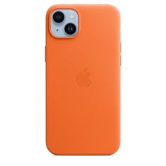 Apple iPhone 14+ Leather Case with MagSafe - Orange