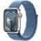 Apple Watch S9/41mm/Silver/Sport Band/Winter Blue