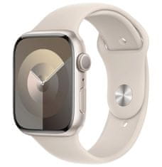 Apple Watch Series 9 41mm Hvězdně bílý hliník s hvězdně bílým sportovním řemínkem M/L