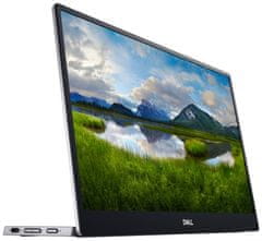 DELL P1424H přenosný/ 14" LED/ 1920x1080/ Full HD/ 700:1/ 6ms/ 2 x USB-C stříbrný/ 3Y Basic on-site