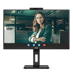 AOC Q27P3CW 27"W IPS LED 2560x1440 20 000 000:1 4ms 350cd HDMI DP USB-C(65W) PIVOT CAM repro