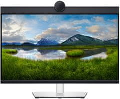 DELL P2424HEB/ 24" LED/ 16:9/ 1920x1080/ 1000:1/ 8ms/ Full HD/ HDMI/ 3x USB/ 2x USB-C/ 2x DP/RJ-45/ kamera/3Y Basic