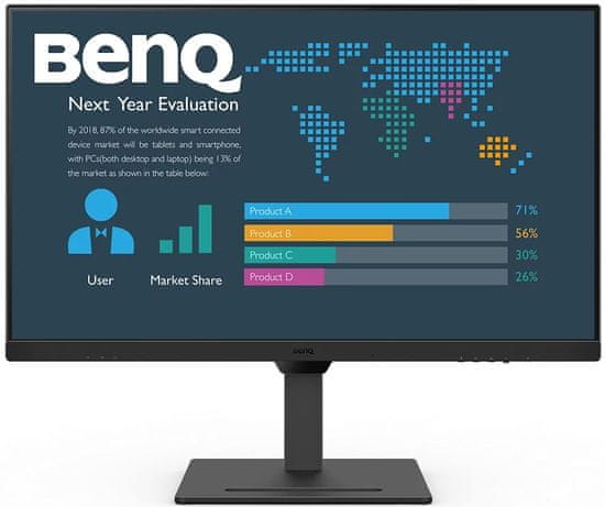 BENQ 32" LED BL3290QT/ 2560x1440/ IPS panel/ 1000:1/ 5ms/ HDMI/ DP/ 2xUSB-C/ 3x USB/ Pivot/ repro/ ergonomický /rčerný