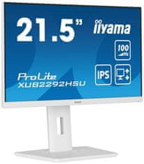 iiyama ProLite/XUB2292HSU-W6/21,5"/IPS/FHD/100Hz/0,4ms/White/3R