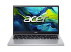 Acer Aspire GO (AG15-31P-C65Y) Intel N100/8GB/128GB SSD/15,6" FHD/Win11 Home S/stříbrná