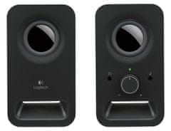 Logitech repro Z150 Multimedia Speakers/ 2.0/ 3W/ 3.5mm jack/ Midnight black-černý