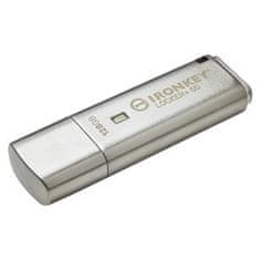 Kingston IronKey Locker+ 50/128GB/USB 3.1/USB-A/Stříbrná