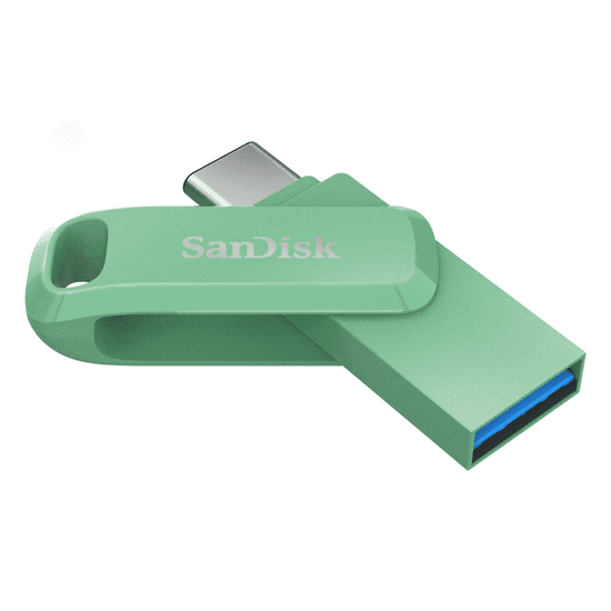 SanDisk Ultra Dual Drive Go USB Type- C, Absinthe zelená 400 MB/s 256 GB