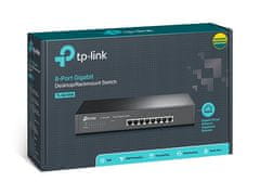 TP-Link TL-SG1008 8-Port Gigabit Switch, 8 Gigabit RJ45 Ports, 1U 13-inch Rack-mountable Steel Case