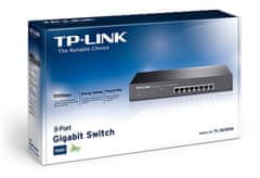 TP-Link TL-SG1008 8-Port Gigabit Switch, 8 Gigabit RJ45 Ports, 1U 13-inch Rack-mountable Steel Case