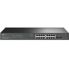 TP-Link Switch SG2218P Smart, 16x GLan s PoE+, 2x SFP, 150W, Omada SDN