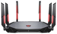 MSI herní router RadiX AXE6600 WiFi 6E Tri-Band (2,4GHz, 5GHz, 6GHz)/ RGB