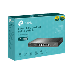 TP-Link Switch TL-SG105PP-M2 1x 2,5GLAN, 4x 2,5GLAN s PoE++, 123W