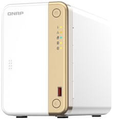 QNAP TS-262-4G 2x SATA/ 4GB RAM/ 2x M.2 NVMe/ 1x PCIe/1x 2,5GbE/ 1x HDMI 4K/ 4x USB