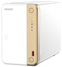 QNAP TS-262-4G 2x SATA/ 4GB RAM/ 2x M.2 NVMe/ 1x PCIe/1x 2,5GbE/ 1x HDMI 4K/ 4x USB