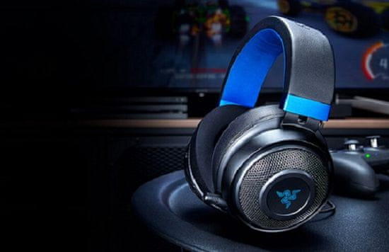 Razer Kraken (PC/PS4/XONE) - sluchátka herní/drátová/náhlavní/mikrofon/3,5mm jack/černá