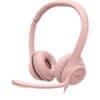 Logitech H390 USB Headset rose