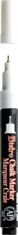 UCHIDA Marvy 485s-w Křídový popisovač bílý, tenký hrot