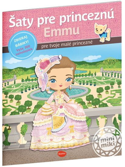 Šaty pre princeznú EMMU - Kniha samolepiek