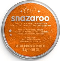 Snazaroo Barva na obličej Třpytivá Oranžová (Sparkle Orange) 18ml