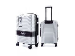 RGL PC1 Cestovní skořepinový kufr, bílý Velikost: 65x43x25 cm