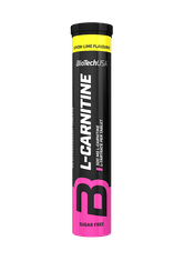 BioTech L-Carnitine 20 tbl lemon lime (šumivé)