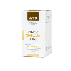 ATP Vitality Zinek Chelate + B6 60 tbl