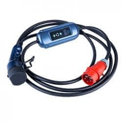 Akyga Kabel pro elektromobily CEE 5pin / Type2 LCD 16A 5m