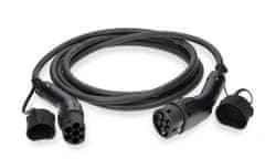 Nedis kabel elektrického vozidla/ kabel typ 2/ 32 A/ 22000 W/ 3-fázový/ černý/ box/ 5 m