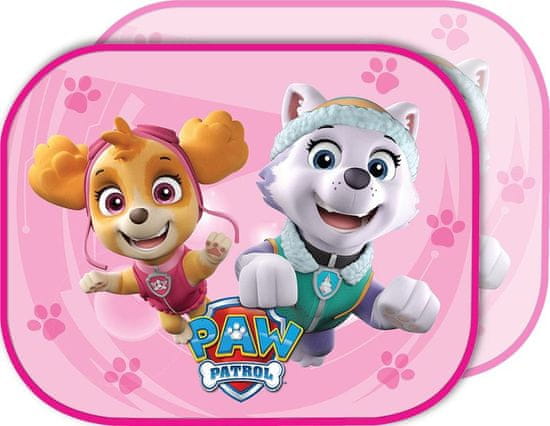 Disney Dětská sluneční clona PAW PATROL holky 44x35CM