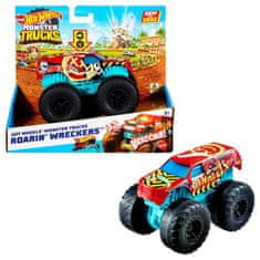 Hot Wheels MONSTER TRUCKS SVÍTÍCÍ A RÁMUSÍCÍ VRAK