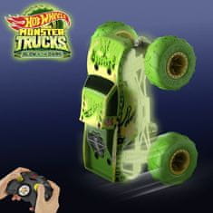 Mattel Hot Wheels RC MONSTER TRUCKS GUNKSTER SVÍTÍCÍ VE TMĚ 1:15