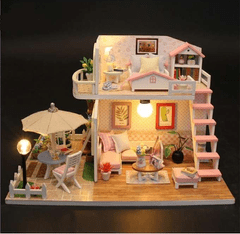 KIK DIY model - Patrový domeček s LED osvětlením