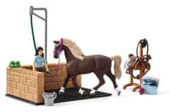 Schleich Horse Club 42438 Mycí box s Emily a Lunou