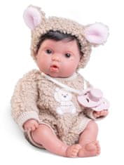Antonio Juan 85317-1 Picolín medvídek - realistická panenka miminko s celovinylovým tělem - 21 cm
